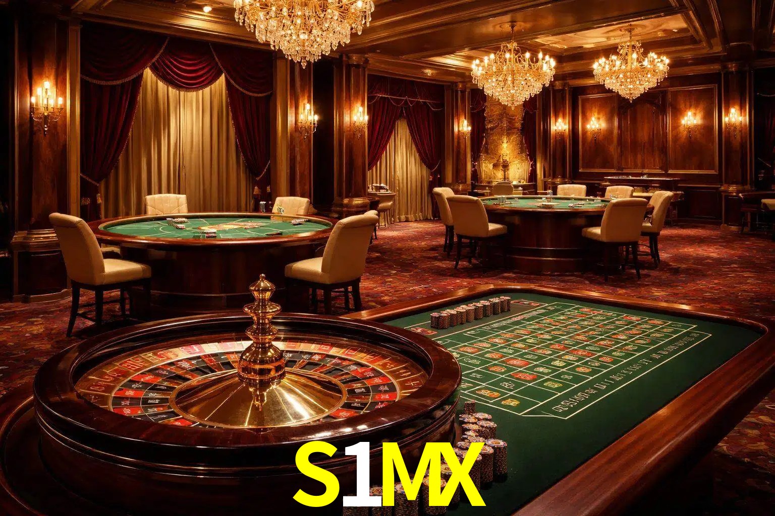 Una escena premium de mesa de casino en vivo con cartas, elementos de ruleta y un ambiente pulido de estudio de transmisión.